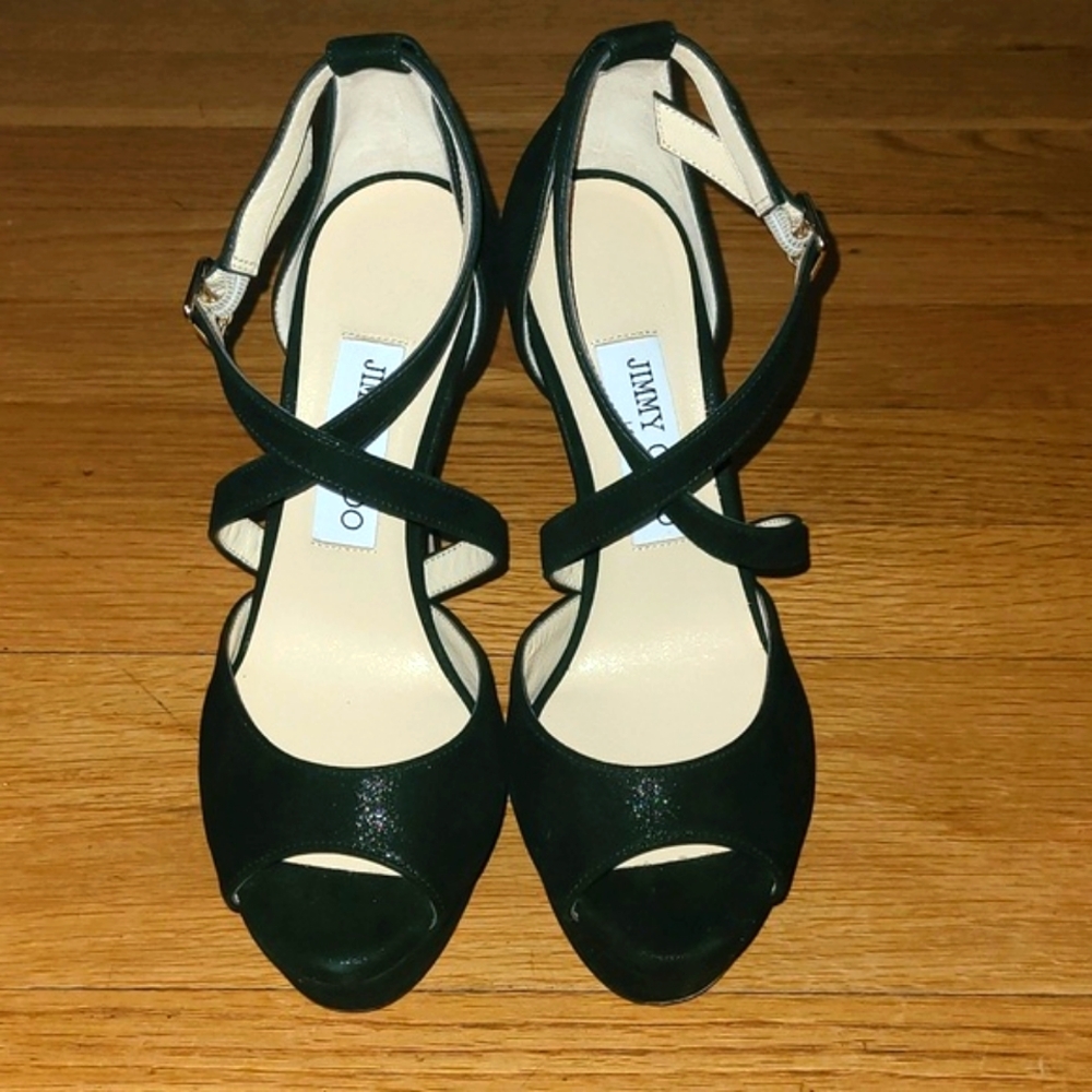 Jimmy Choo Black Jenique Stilleto Size 6.5
